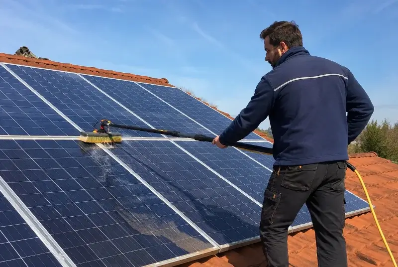 Nettoyage et entretien de panneaux solaires à Fay-le-Clos